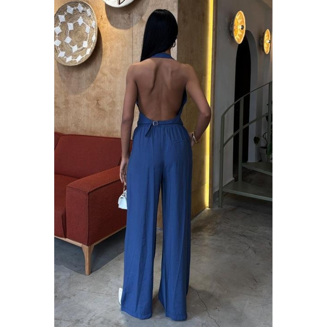 Halter Yaka Yelekli Modal Takım 10144 159110