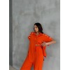 OMUZ MİDYE SIRALI BLUZ - PAÇA PENSLİ PANTOLON TAKIM - Orange 150088 OMUZ MİDYE SIRALI BLUZ - PAÇA PENSLİ PANTOLON TAKIM - Orange 150088