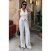 Halter Yaka Yelekli Modal Takım 10144 159111 Halter Yaka Yelekli Modal Takım 10144 159111