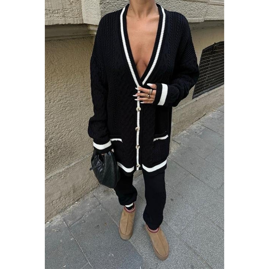 Lunadel Triko Hırka Pantolon Takım 9974 158366 Lunadel Triko Hırka Pantolon Takım 9974 158366