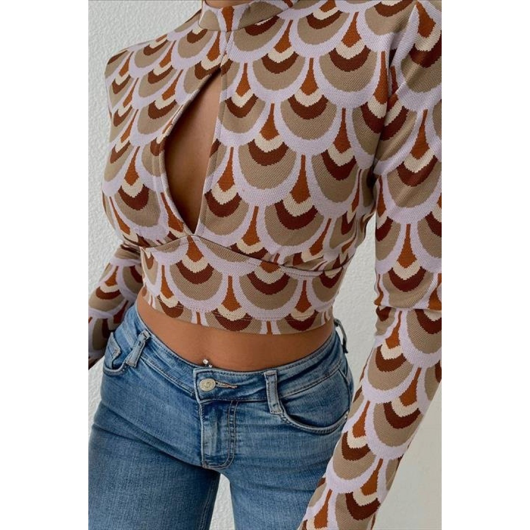 Autumn Cut Out Bluz 3018-08 - 155847 Autumn Cut Out Bluz 3018-08 - 155847