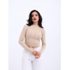 42491 TRİKO SAÇ ÖRGÜ CROP KAZAK-VİZON 143998 42491 TRİKO SAÇ ÖRGÜ CROP KAZAK-VİZON 143998