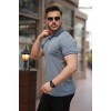 Erkek Yakalı Kagi Kumaş Kısa Kollu T-shirt 160897 Erkek Yakalı Kagi Kumaş Kısa Kollu T-shirt 160897
