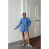 POPLİN ÇİZGİLİ GÖMLEK - ŞORT TAKIM - Mavi 162421 POPLİN ÇİZGİLİ GÖMLEK - ŞORT TAKIM - Mavi 162421