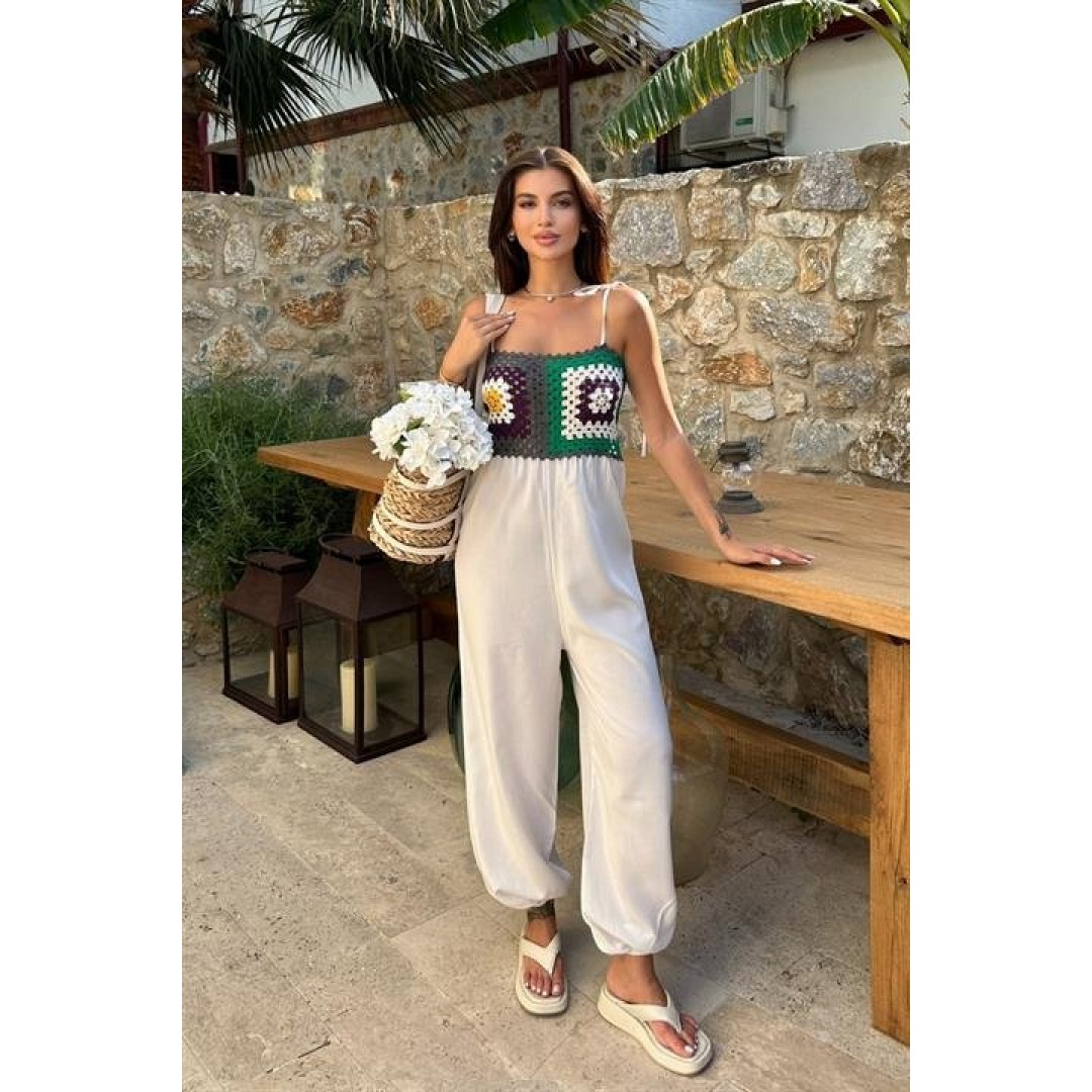 Jasmin Süzüneli Keten Tulum 1280-08 155705 Jasmin Süzüneli Keten Tulum 1280-08 155705