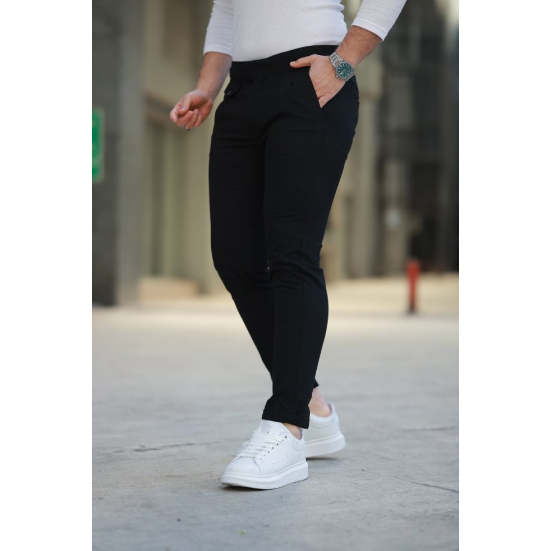 Erkek Bel Toka Detaylı Pileli Pantolon - 156951 Erkek Bel Toka Detaylı Pileli Pantolon - 156951