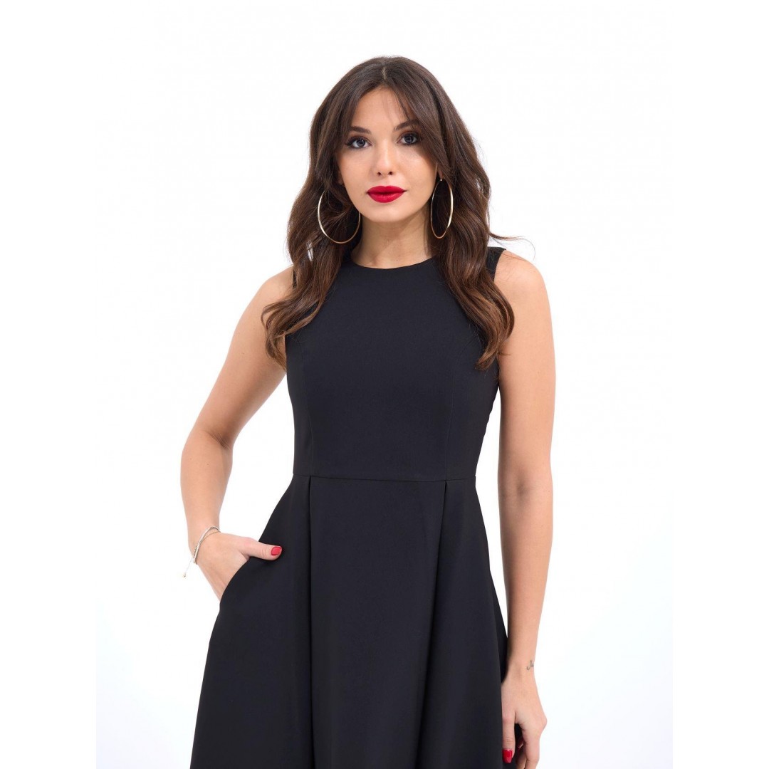 7182 ELBİSE-SİYAH 144268 7182 ELBİSE-SİYAH 144268