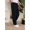 Erkek Beli Lastikli Pileli Baggy Pantolon - 159389 Erkek Beli Lastikli Pileli Baggy Pantolon - 159389