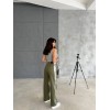 GABARDİN PALAZZO PANTOLON - Haki 153276 GABARDİN PALAZZO PANTOLON - Haki 153276