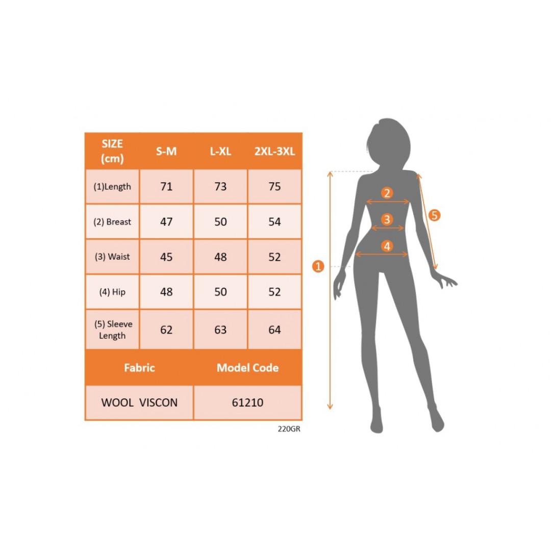 Kadın Uzun Kollu V Yakalı Yandan Düğme Detay Yün Viskon Bluz - 135396 Kadın Uzun Kollu V Yakalı Yandan Düğme Detay Yün Viskon Bluz - 135396