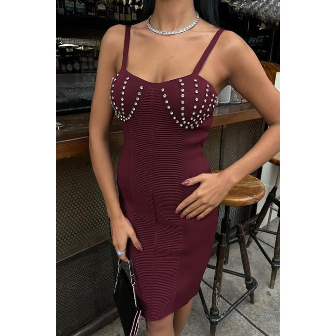 Belina Taş Detaylıı Mini Elbise 2804 158421 Belina Taş Detaylıı Mini Elbise 2804 158421