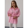 Taşlı Sivri Yaka Gömlek - Pembe 162838 Taşlı Sivri Yaka Gömlek - Pembe 162838