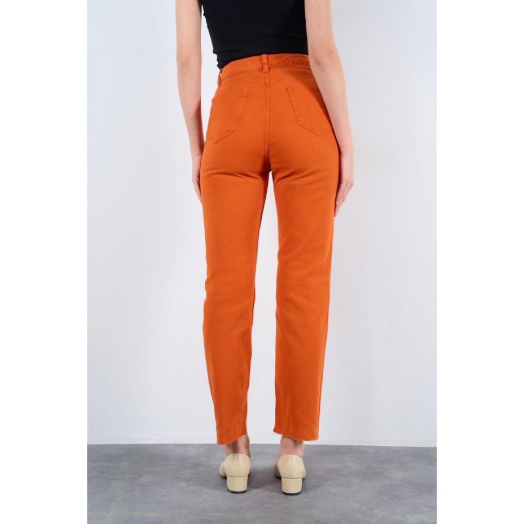 Strong Düz Pantolon - Oranj 147756 Strong Düz Pantolon - Oranj 147756