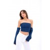 7357 KOT CROP-MAVİ 162623 7357 KOT CROP-MAVİ 162623