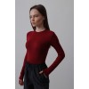 Uzun Kol Crop Top - Bordo 154054 Uzun Kol Crop Top - Bordo 154054