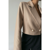 ARKASI İNCİ DÜĞME DETAYLI CROP CEKET - Bej 151168 ARKASI İNCİ DÜĞME DETAYLI CROP CEKET - Bej 151168