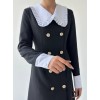 Loyada Geniş Yaka Elbise - 147055 Loyada Geniş Yaka Elbise - 147055