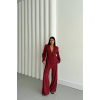 MODAL 4 DÜĞME ASTARSIZ CEKET - PANTOLON TAKIM - Bordo 156647 MODAL 4 DÜĞME ASTARSIZ CEKET - PANTOLON TAKIM - Bordo 156647