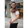 Erkek Hemşire Yaka çift Renk Kısa Kollu Tişört 163891 Erkek Hemşire Yaka çift Renk Kısa Kollu Tişört 163891