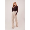 Premium Model Oturtmalı Krem Pantolon 147525 Premium Model Oturtmalı Krem Pantolon 147525