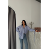 ÇİZGİLİ POPLİN GÖMLEK MANŞET İP DETAYLI - Lacivert - 153633 ÇİZGİLİ POPLİN GÖMLEK MANŞET İP DETAYLI - Lacivert - 153633