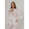 Fiyonk Bağlamalı Brode Bluz - Beyaz 162573 Fiyonk Bağlamalı Brode Bluz - Beyaz 162573