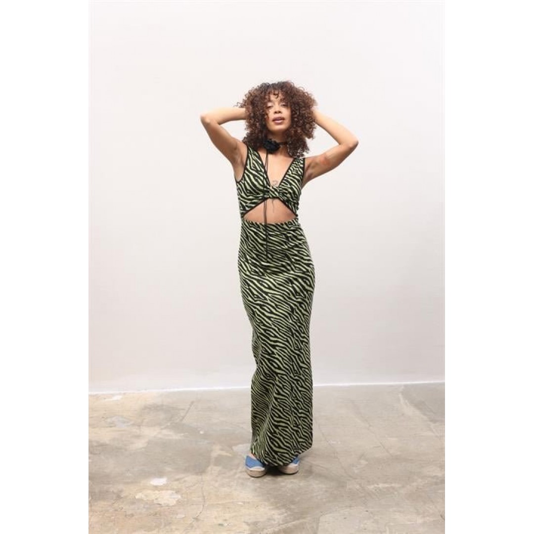 Bellatrix Cut Out Jakarlı Elbise 2677-8 155685 Bellatrix Cut Out Jakarlı Elbise 2677-8 155685