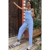 Kalın Askılı Bluz Pantolon Keten Takım 10187 160570 Kalın Askılı Bluz Pantolon Keten Takım 10187 160570
