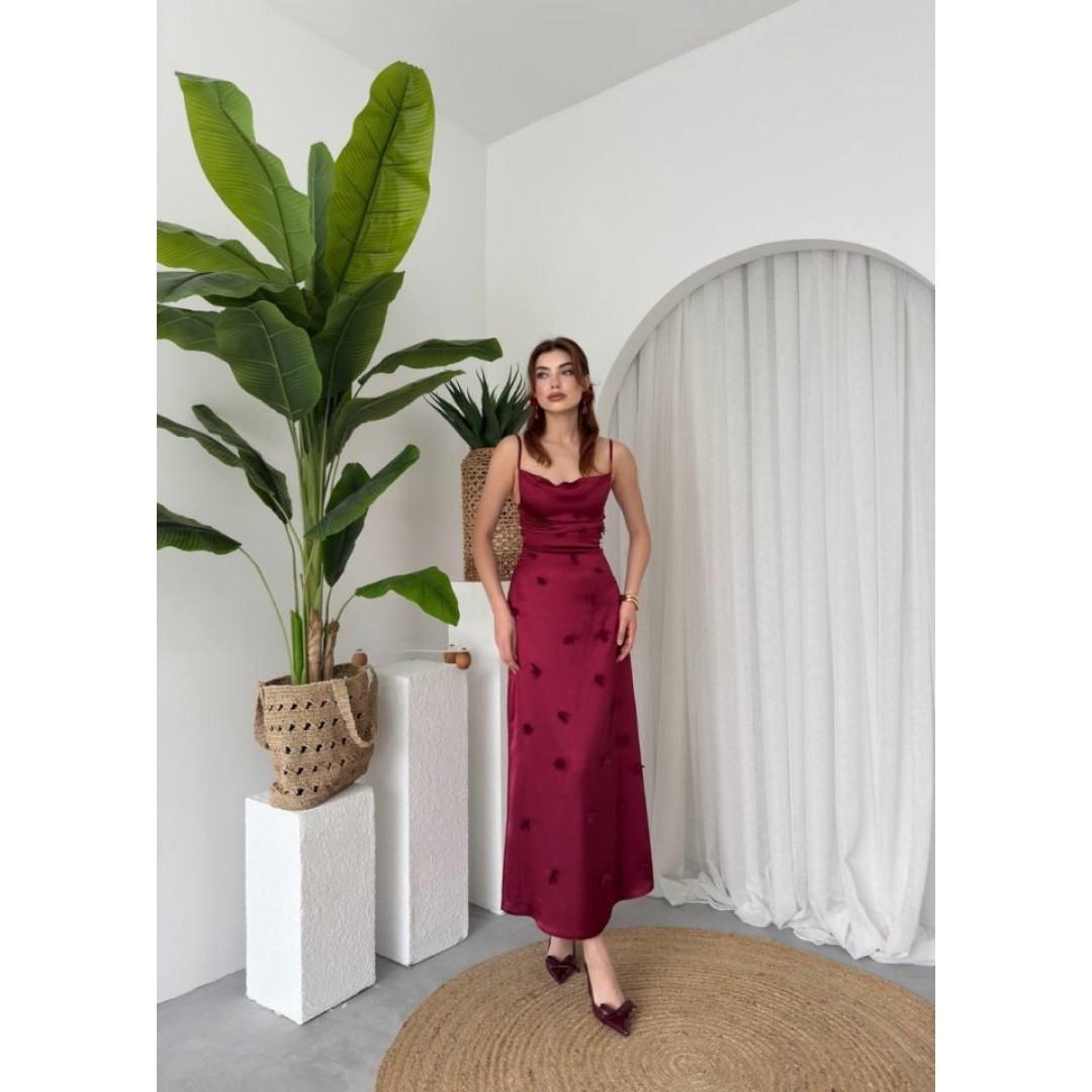 Dora Çiçek Detaylı Elbise - 161365 Dora Çiçek Detaylı Elbise - 161365