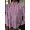 Çizgili Pembe Poplin Gömlek 3451 158528 Çizgili Pembe Poplin Gömlek 3451 158528