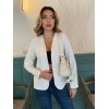 Kadın Uzun Kollu önü Açık Blazer Ceket 137606 Kadın Uzun Kollu önü Açık Blazer Ceket 137606