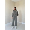 Haki Kapüşonlu Sweatshirt Ve Kargo Pantolon Takım 153686 Haki Kapüşonlu Sweatshirt Ve Kargo Pantolon Takım 153686