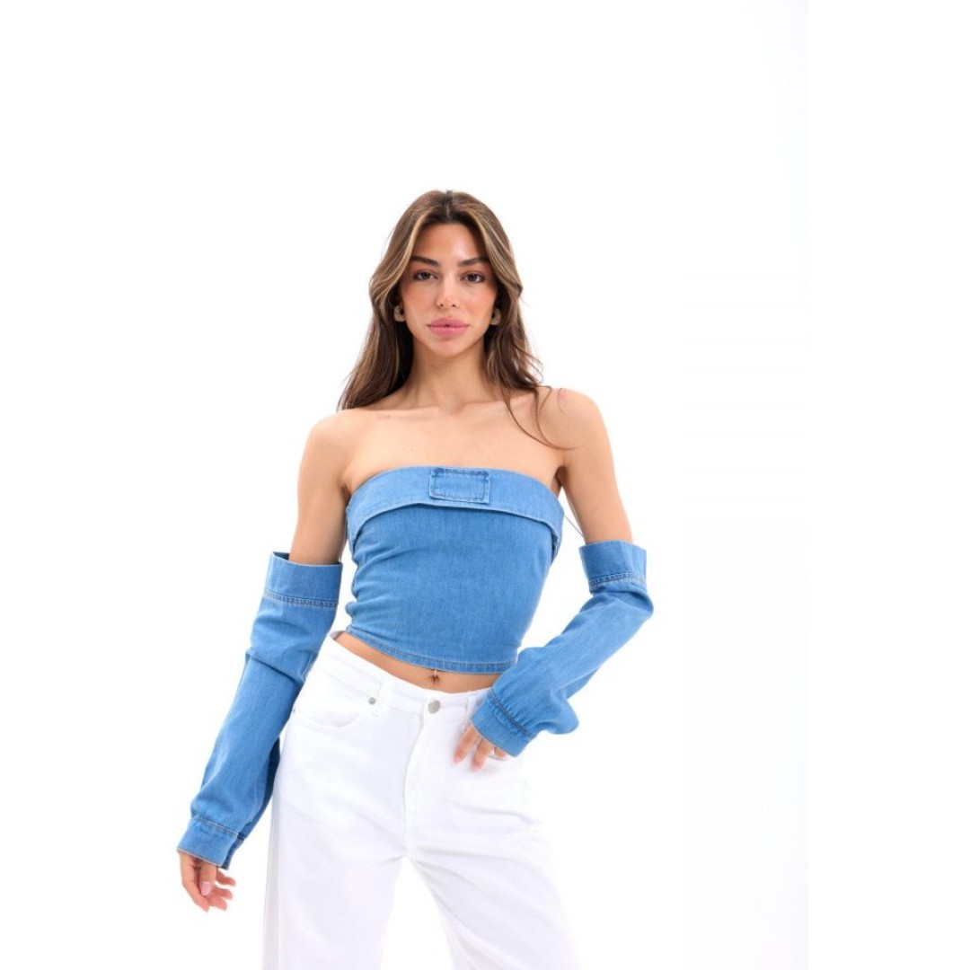 7358 KOT BLUZ-MAVİ - 162624 7358 KOT BLUZ-MAVİ - 162624