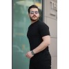 Erkek Kısa Kollu örgü Kumaş Bisiklet Yaka T-shirt 157302 Erkek Kısa Kollu örgü Kumaş Bisiklet Yaka T-shirt 157302