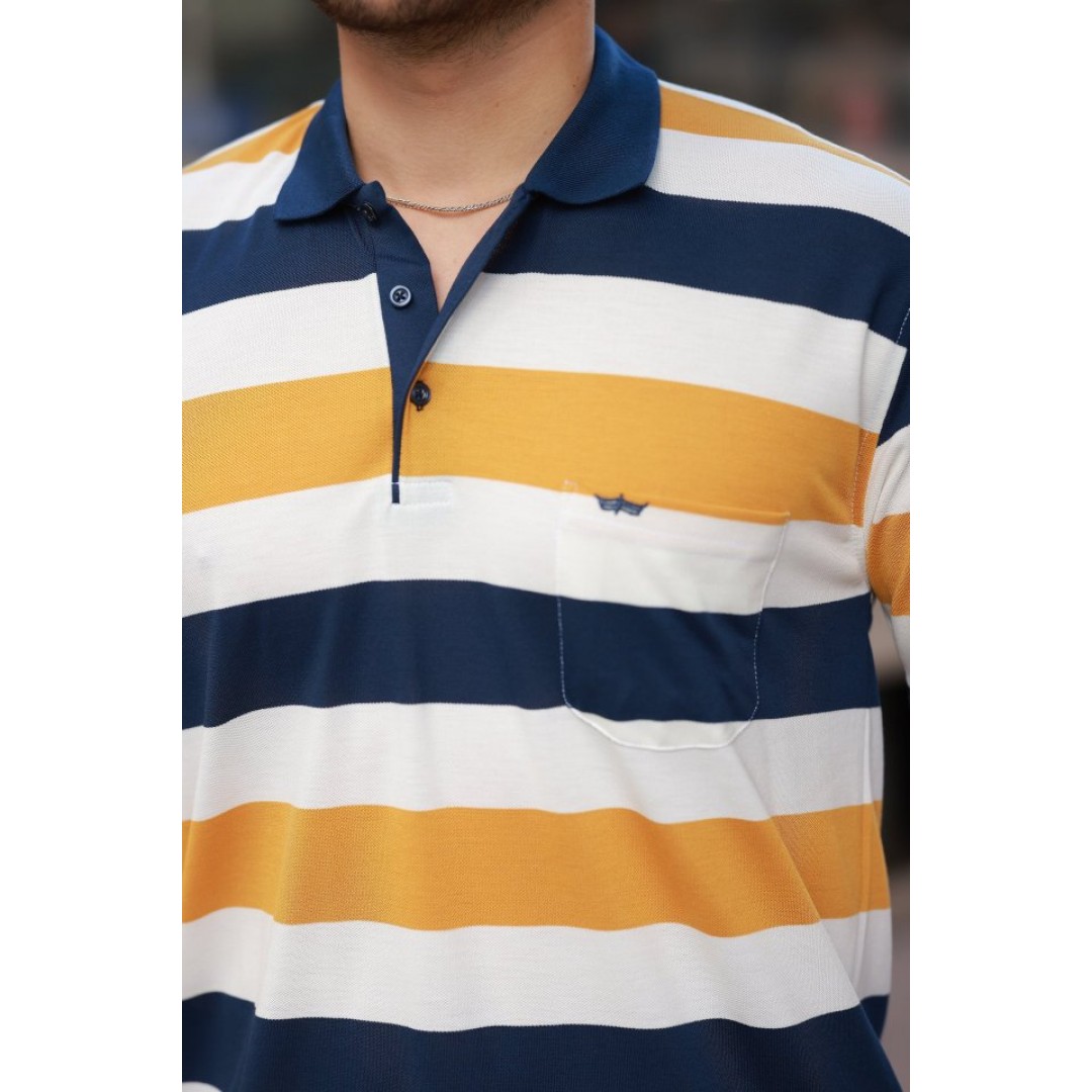 Erkek Yakalı çok Renkli Kısa Kollu T-shirt 160894 Erkek Yakalı çok Renkli Kısa Kollu T-shirt 160894