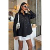 Kristal Taş Çakımlı Poplin Gömlek 3413 158522 Kristal Taş Çakımlı Poplin Gömlek 3413 158522