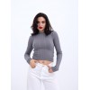 42491 TRİKO SAÇ ÖRGÜ CROP KAZAK-GRİ 143997 42491 TRİKO SAÇ ÖRGÜ CROP KAZAK-GRİ 143997