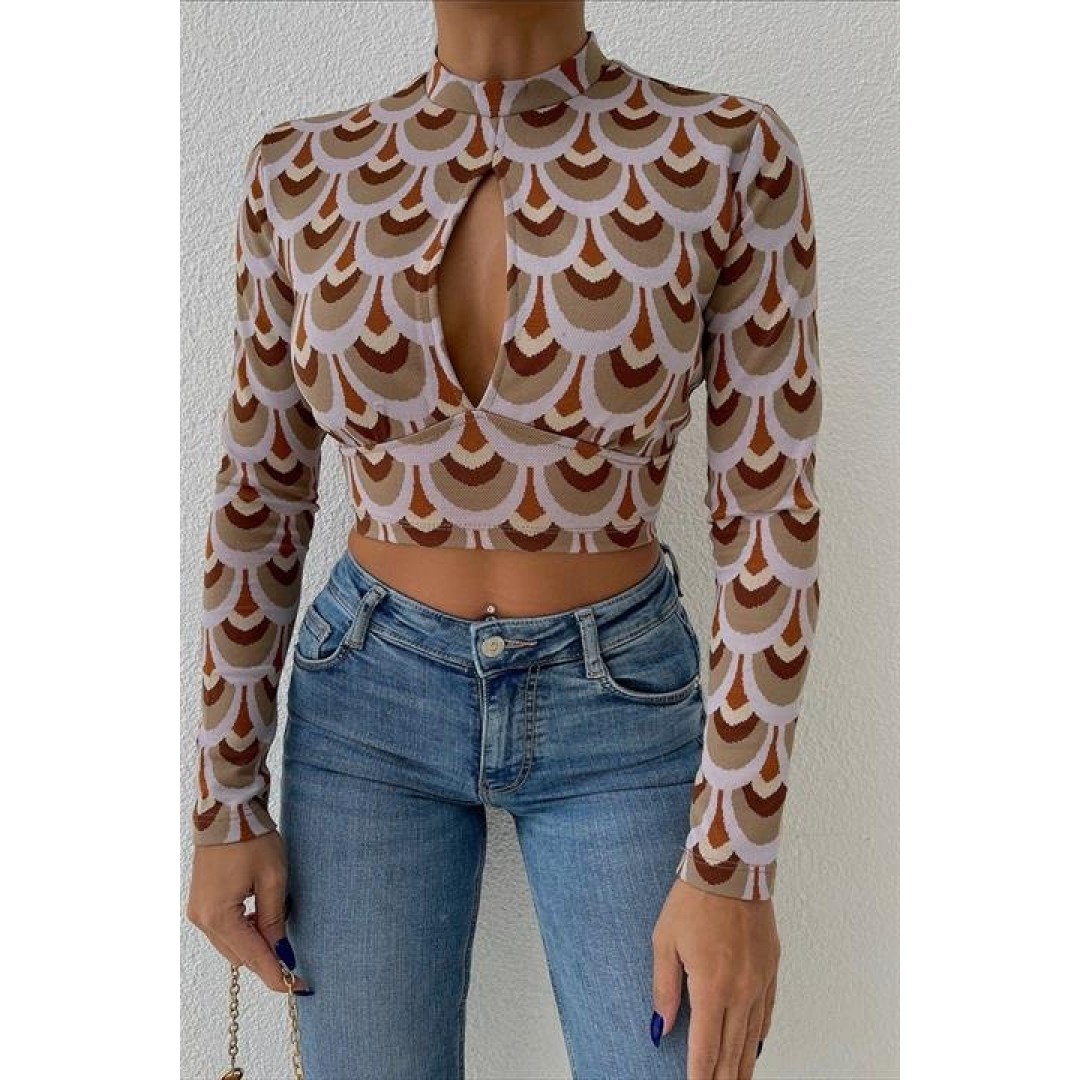 Autumn Cut Out Bluz 3018-08 - 155847 Autumn Cut Out Bluz 3018-08 - 155847