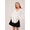 Basic Oversize Beyaz Gömlek - 147317 Basic Oversize Beyaz Gömlek - 147317