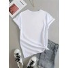 Kadın Kısa Kollu Palmiye Baskılı Viskon T-shirt 161924 Kadın Kısa Kollu Palmiye Baskılı Viskon T-shirt 161924