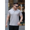 Erkek Yakalı Kagi Kumaş Kısa Kollu T-shirt 160900 Erkek Yakalı Kagi Kumaş Kısa Kollu T-shirt 160900