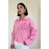 Pembe Fleto Cepli Poplin Gömlek 148509 Pembe Fleto Cepli Poplin Gömlek 148509