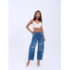 7086 KOT PANTOLON-MAVİ 143745