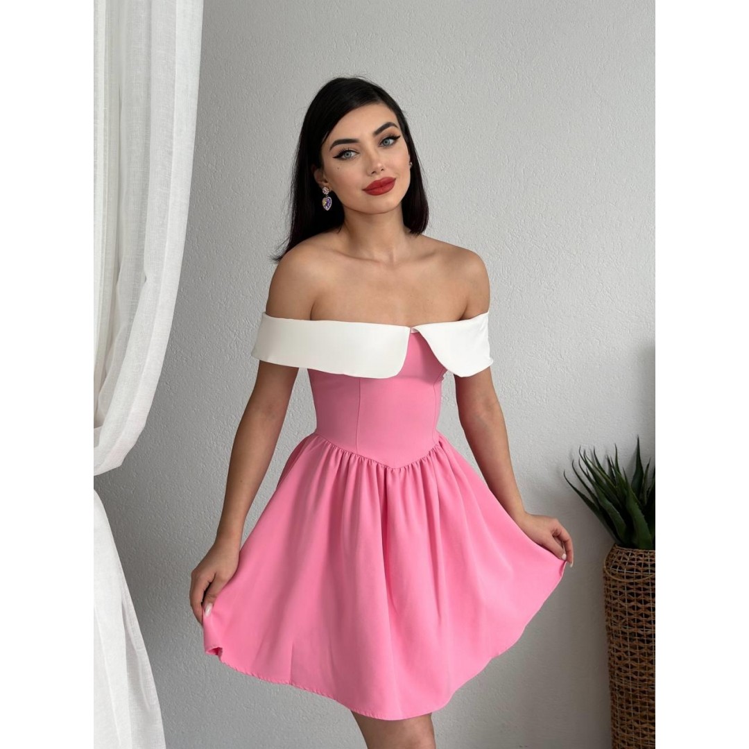 Nalia Beyaz Yakalı Elbise - 147244 Nalia Beyaz Yakalı Elbise - 147244