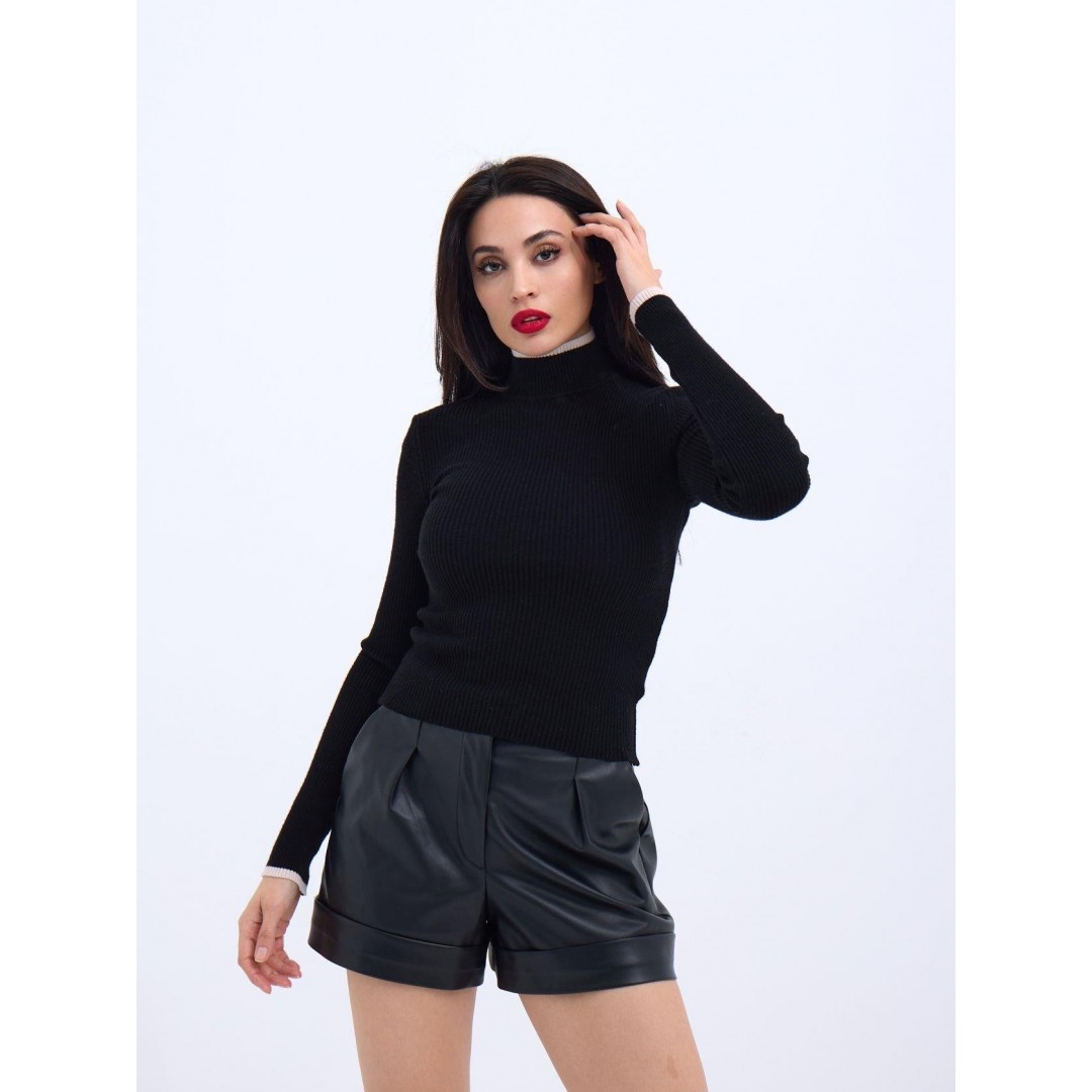 42251 TRİKO BALIKÇI FİTİLLİ KAZAK-SİYAH-EKRU 144227 42251 TRİKO BALIKÇI FİTİLLİ KAZAK-SİYAH-EKRU 144227