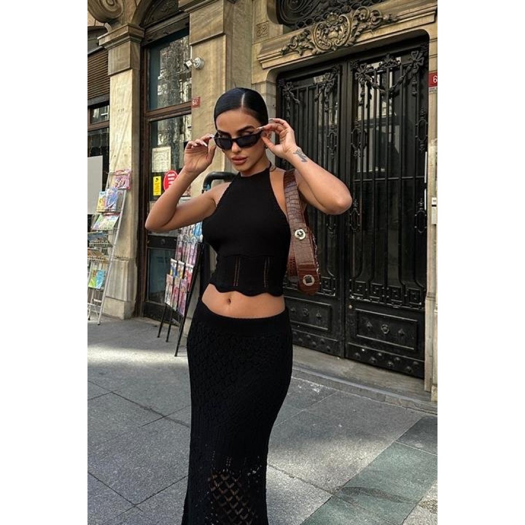 Adela Kroşe Etek Takım 9504-01 155781