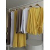 Kruvaze Model Klasik Pantolonlu Çupra Keten Takım 10191 159445