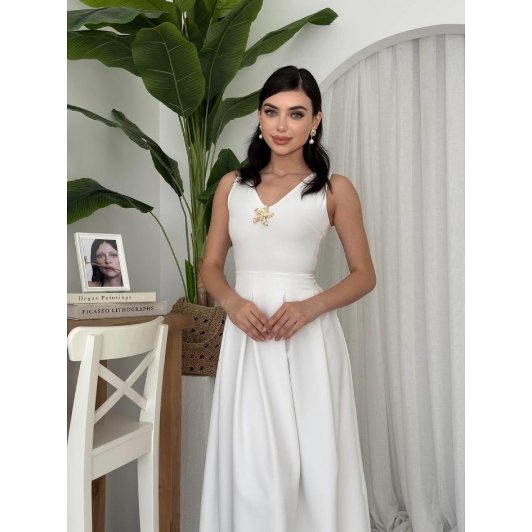 Late Yıldız Detaylı Elbise - 152386