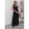 Tek Omuzlu Pile Detay Maxi Elbise 2895 160562 Tek Omuzlu Pile Detay Maxi Elbise 2895 160562