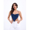 6968 KOT CROP-MAVİ 143501 6968 KOT CROP-MAVİ 143501